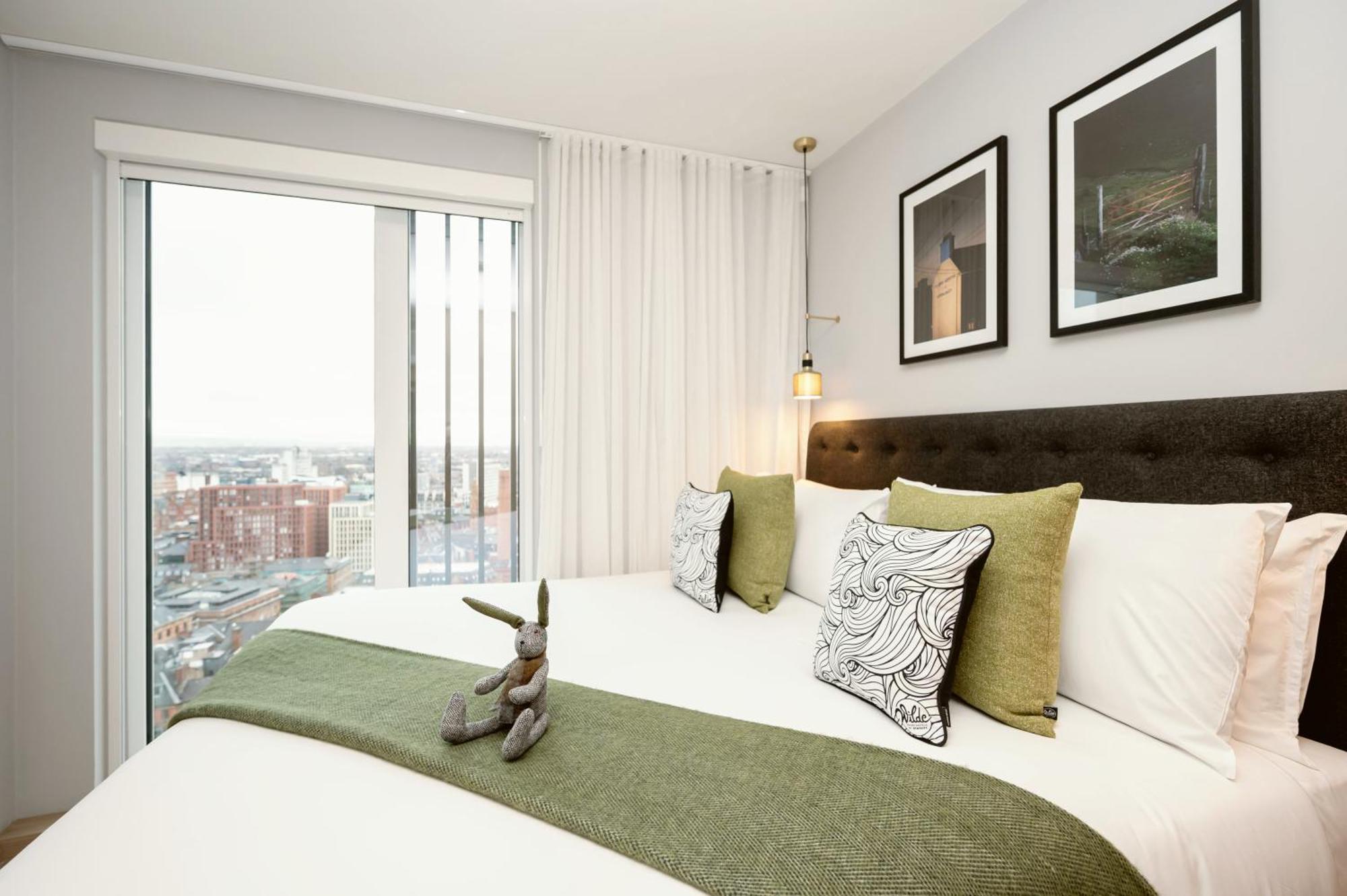 Wilde Appartement met 1 Slaapkamer en Uitzicht op de Stad